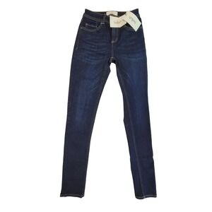 Ba&sh Women‎ Dark Wash High Rise Skinny Fit Jeans Size 25